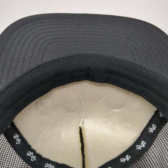 Lrg Clothing Equipment Snapback Trucker Hat Black One Size Adjustable Mesh Back - Picture 8 of 9